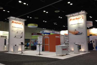 Ambir Technology 20 x 20 Island Rental Display