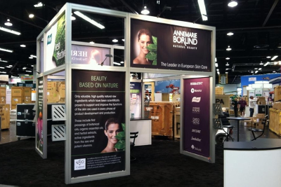 Bioforce 20x20 Island Trade Show Rental Booth