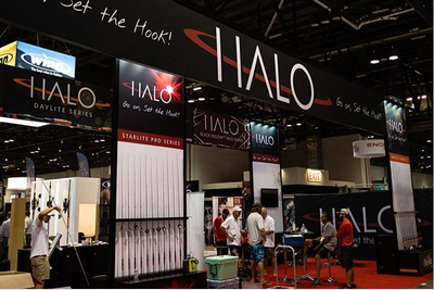 Halo Fishing Custom Trade Show Exhibit