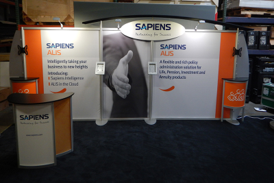 Sapiens 10 x 20 Rental Exhibit